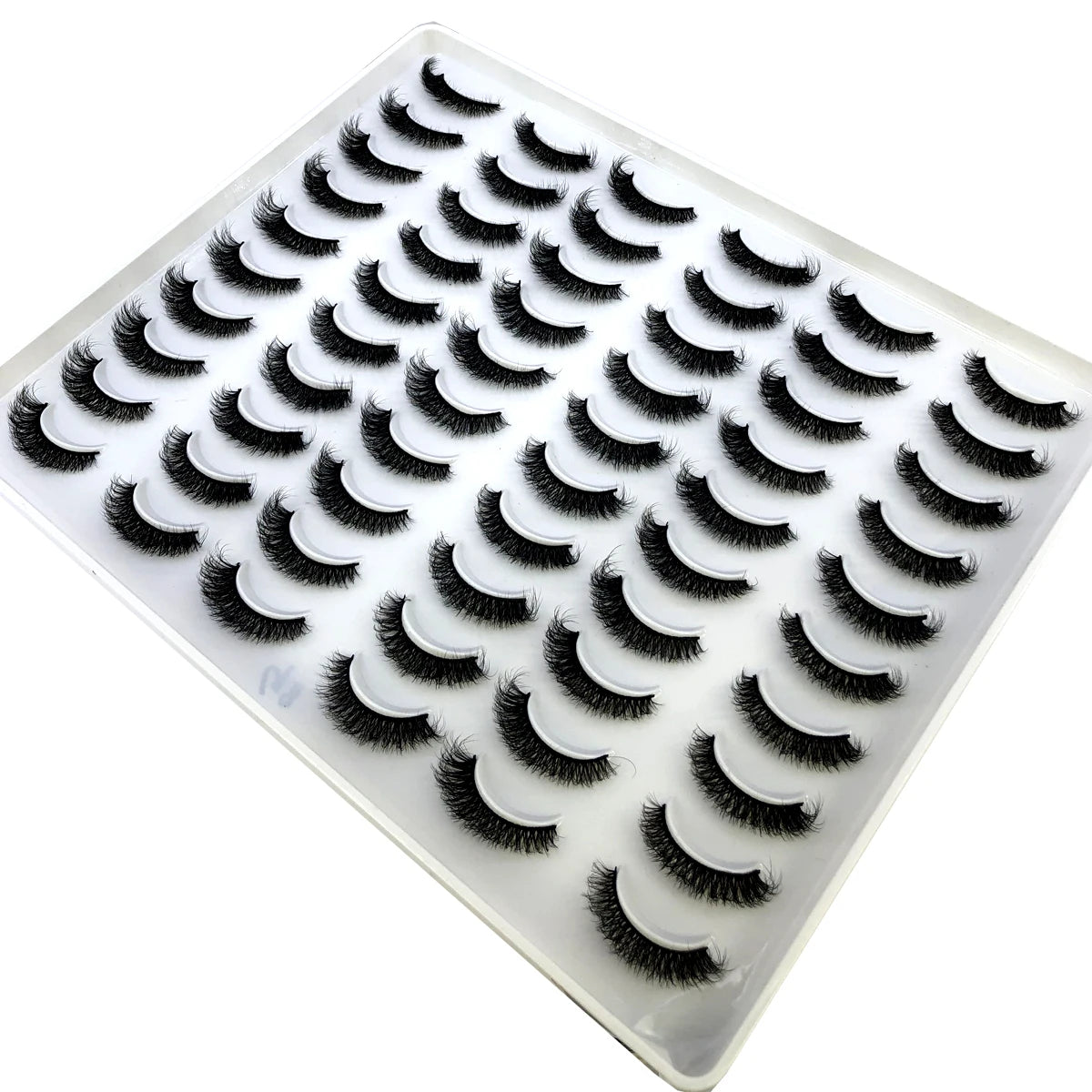 HBZGTLAD 30/40 pairs of natural long 3D artificial mink false eyelashes false eyelashes makeup set mink eyelashes extended eyela