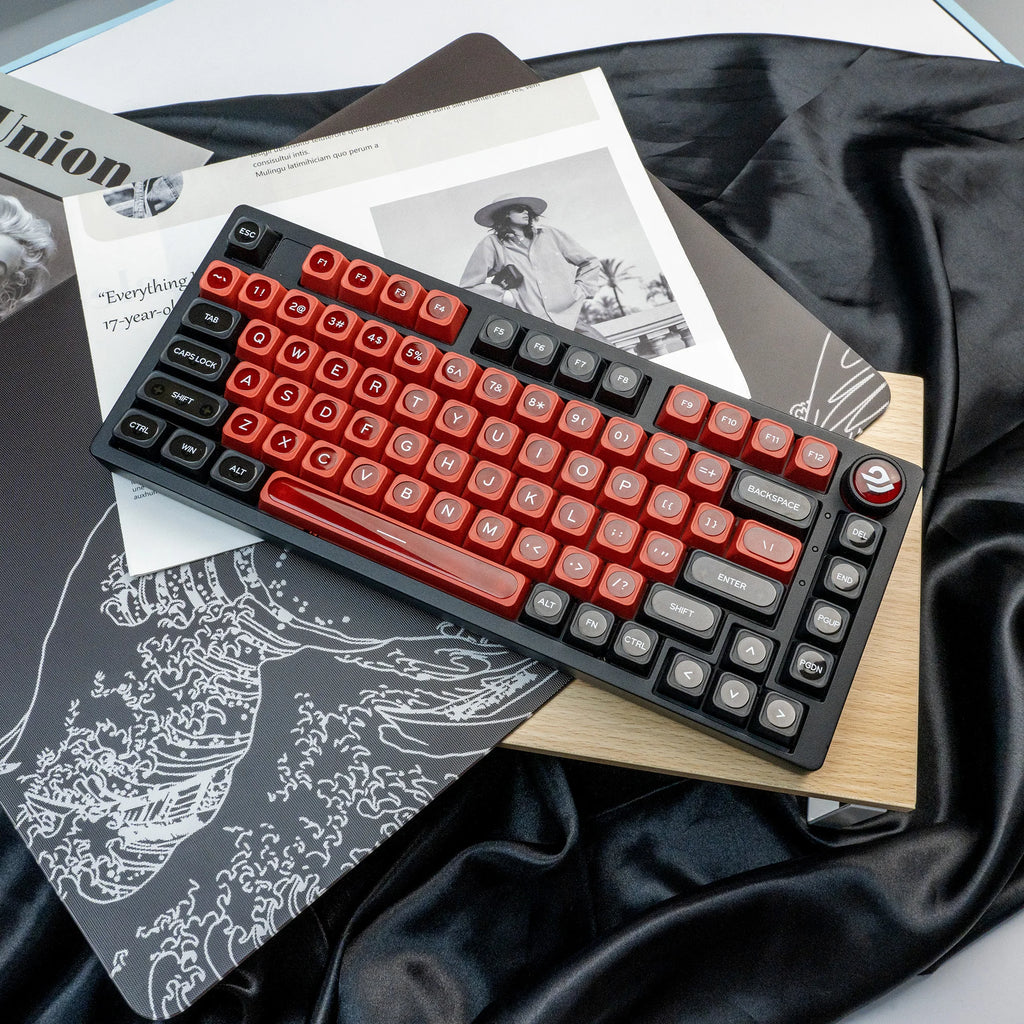 XVX White Shine Through Cats eye MAX Profile Dye-Sub PBT Keycap Set 136-Key