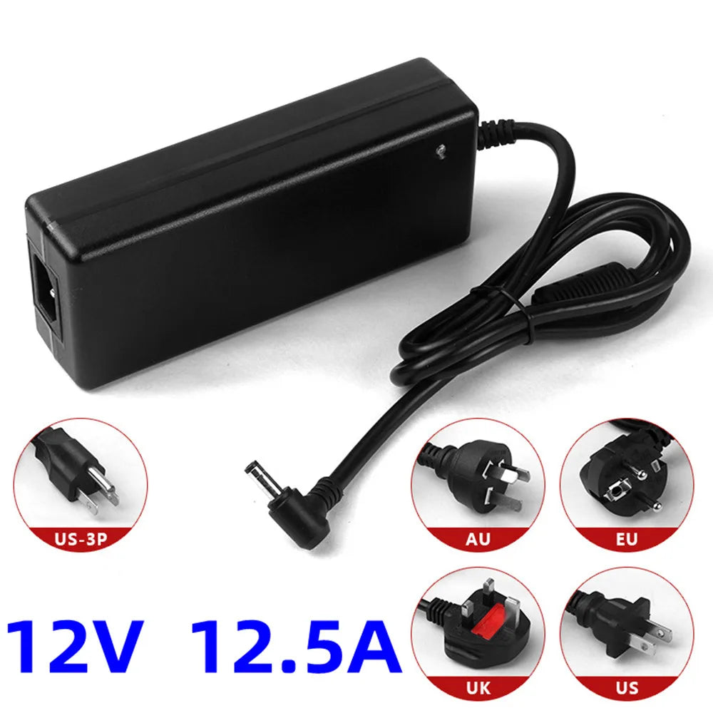 AC DC Power Supply 18V 10A Adapter 9V 12V 15V 24v 12.5A 15A 20A 25A 4A 5A 6A 6.25a 8A 8.5 A Adaptor Voltage Current Source