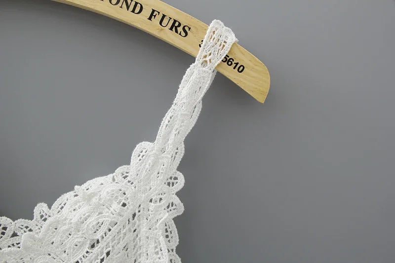 Cotton Crochet Tank Top Sexy Knitted Hollow Out Vest Crop Top Women Femme Vintage Backless Camisole Female 2026 Summer Clothes