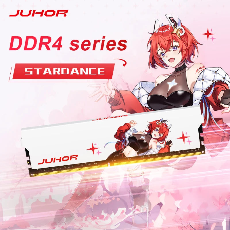 JUHOR DDR4 8GB 3200MHz CL16 High Performance Desktop Memory