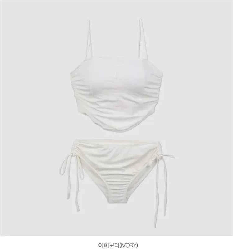 Sexy Bal Bikini Trendy Strap Design Multicolor Women's Swimsuit for Vaion Casual Wear Nylon Material One-Piece Suit