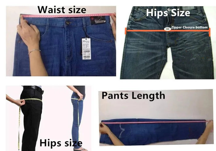 2026 Men Jeans 100% Cotton Thick Straight Plus Big Size 42 44 46 48 140KG Loose Classic Black Denim Trousers Casual Pants