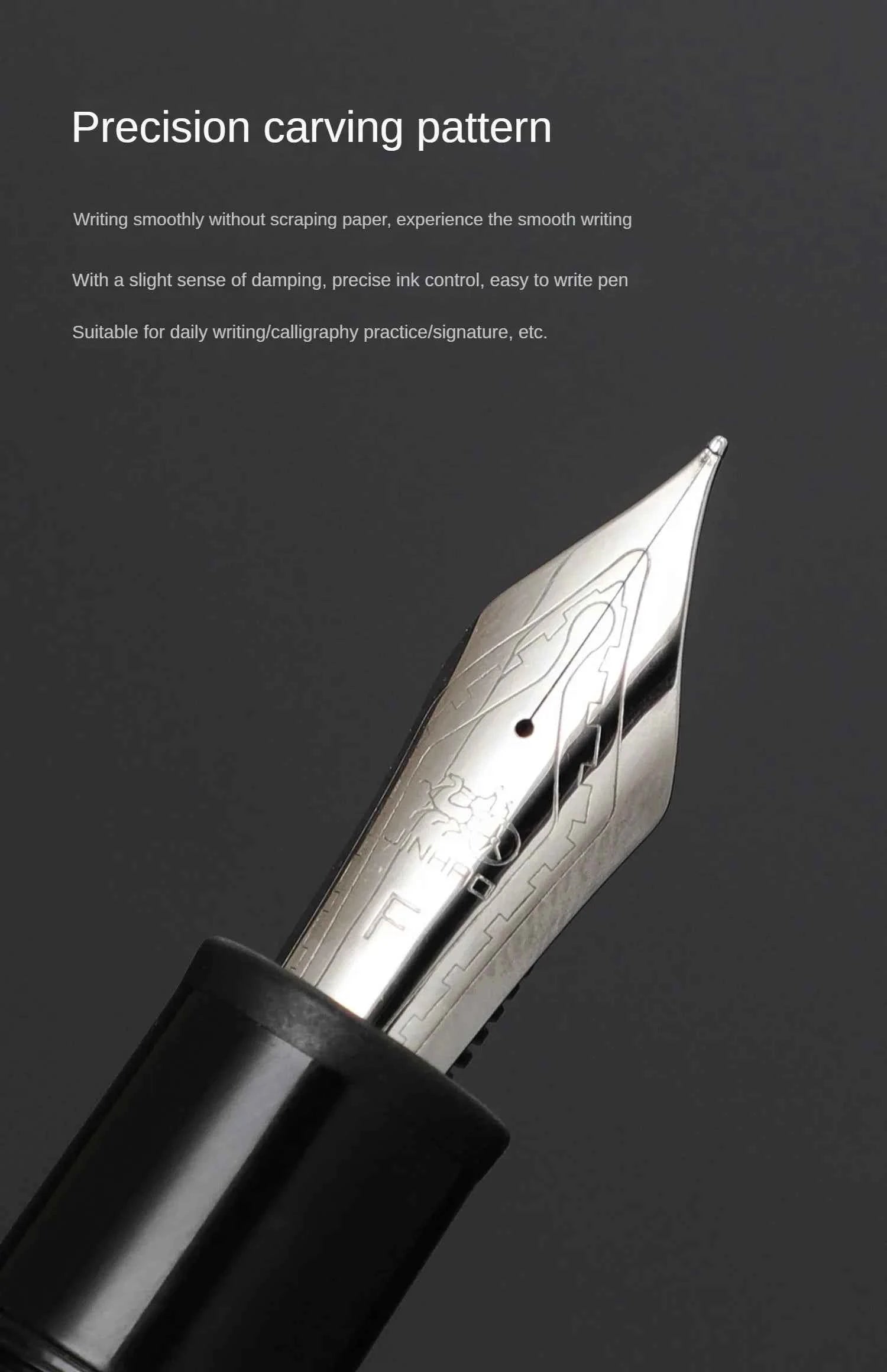 Jinhao X159 Fountain Pen Multicolour Acrylic Luxury Elegant Pens 0.5mm/0.38mm Nib Ink Pens Writing Office Supplies Stationery
