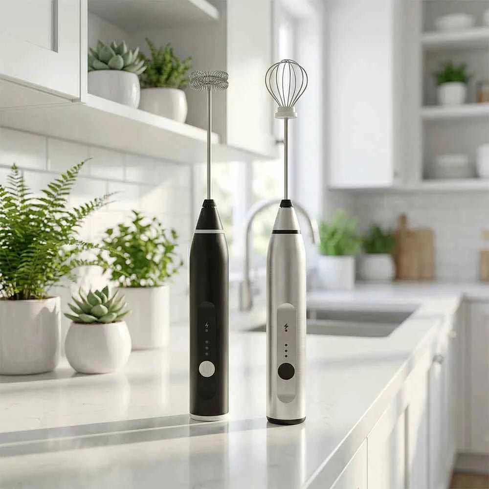 Portable Electric Milk Frothers Handheld Blender USB Mini Coffee Maker Whisk Mixer Cappuccino Cream Egg Beater Food Blender