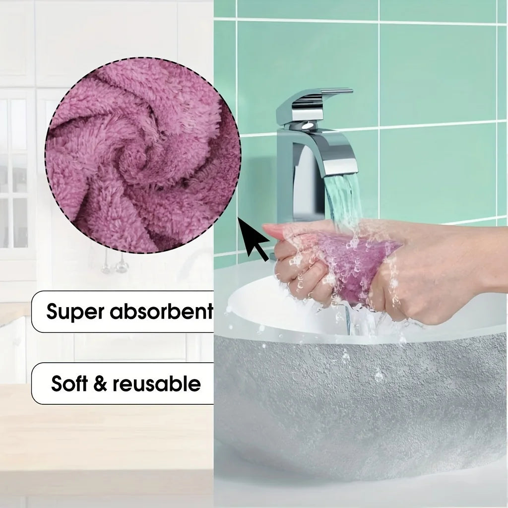 Microfiber Dish Cloth Set – Ultra-Soft, Super Absorbent