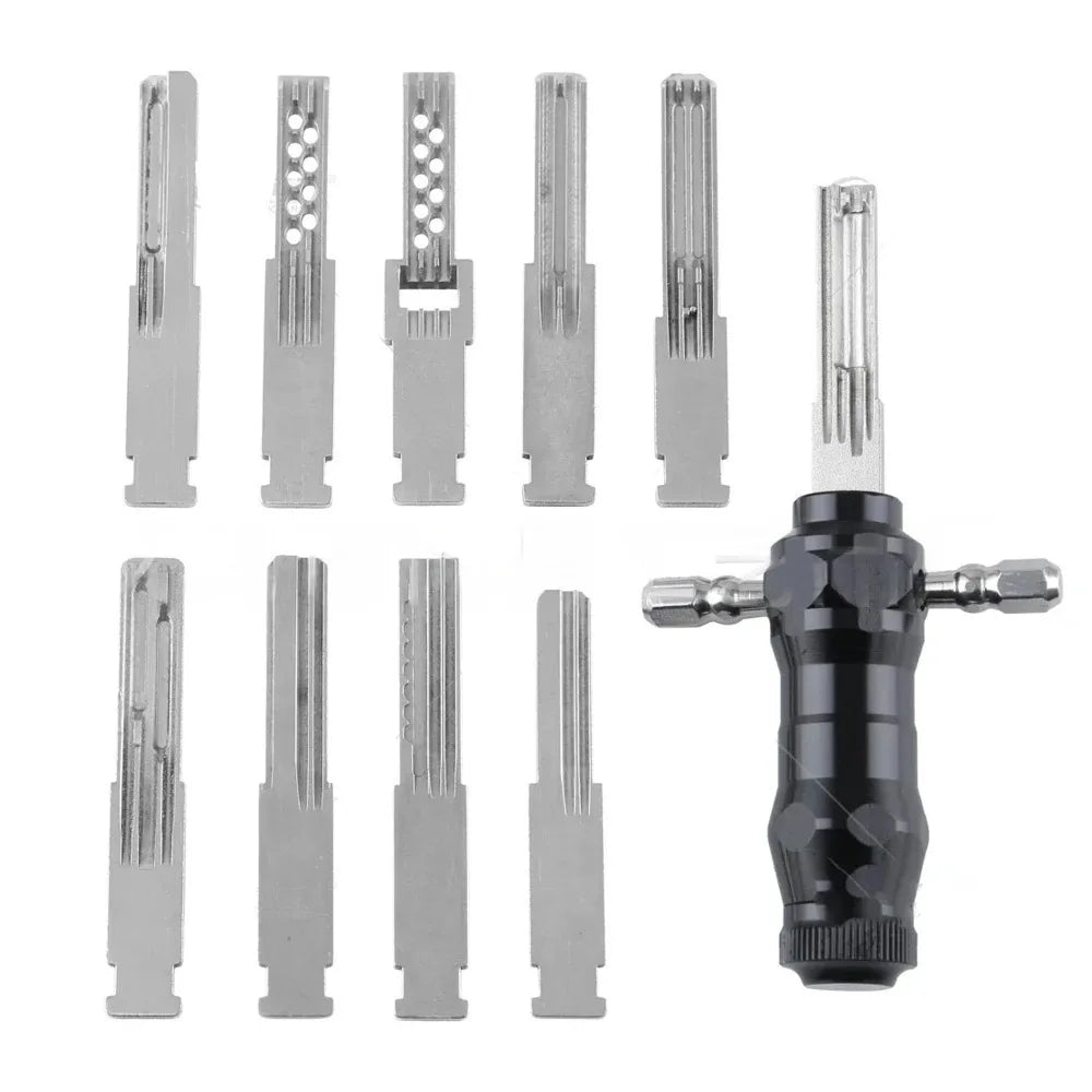 Steel Locksmith Tools For Extreme Storm Tin Foil Tools Set Locksmith Lock Open Keys Repair Tools