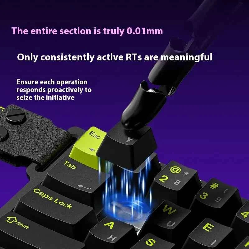 FURYCUBE M30 HE Hall Effect Gaming Keyboard Mini Keypad RT0.01mm 0.1ms Latency Support SOCD MT Valorant FPS Wired Game Keyboard