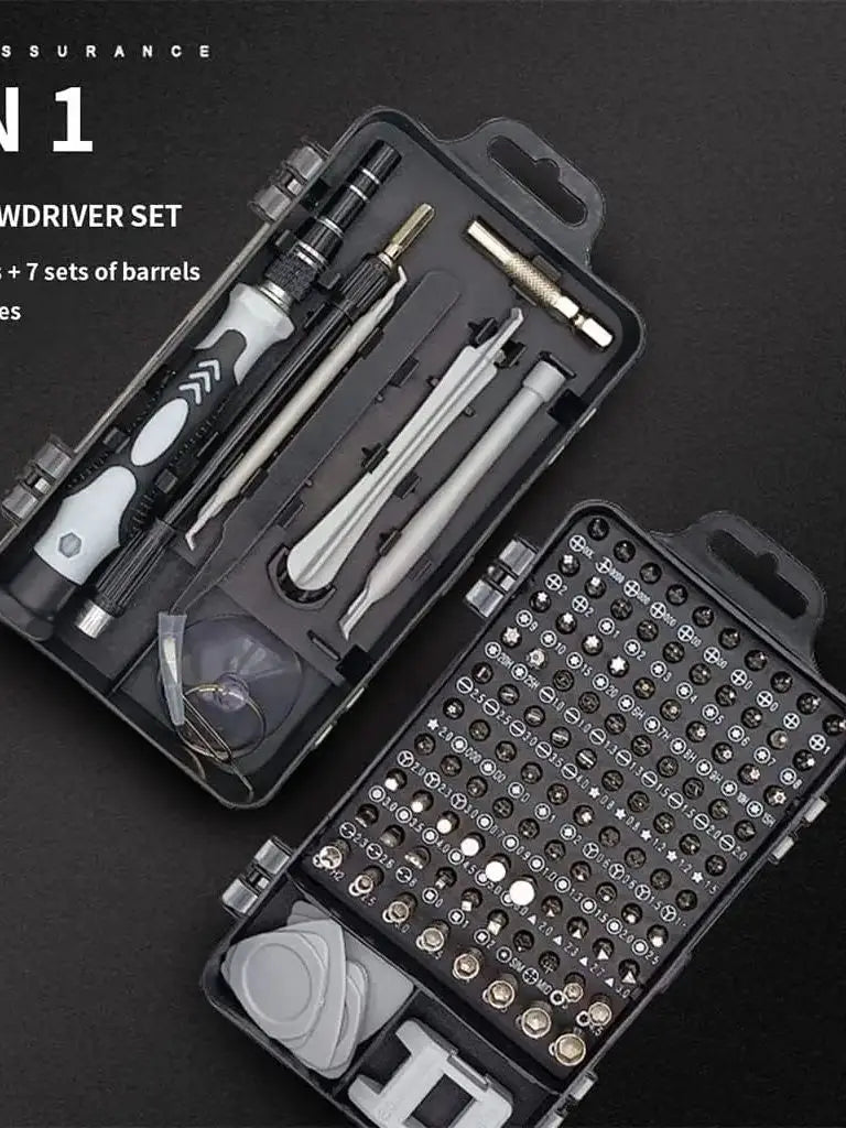 115Pcs Precision Screwdriver Set, Electronic Repair Tool Kit, Suitable for Iphone, Computers, Pc, Laptops, Mobile Phones, Mac, Tablets, Home Diy, Game Consoles, Glasses, Watches, Doorbells, Etc