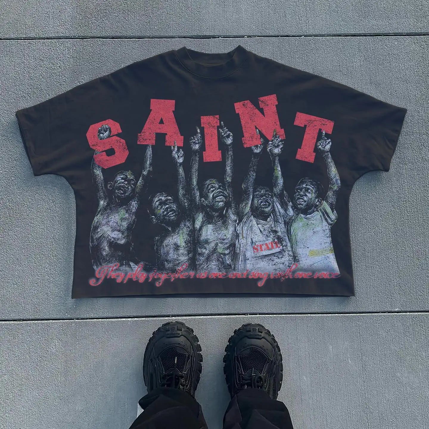 Streetwear Summer Tops Mens Womens Clothing Goth Retro Casual Cotton Oversized Short Sleeve Harajuku Cross Graphic Print T Shirt