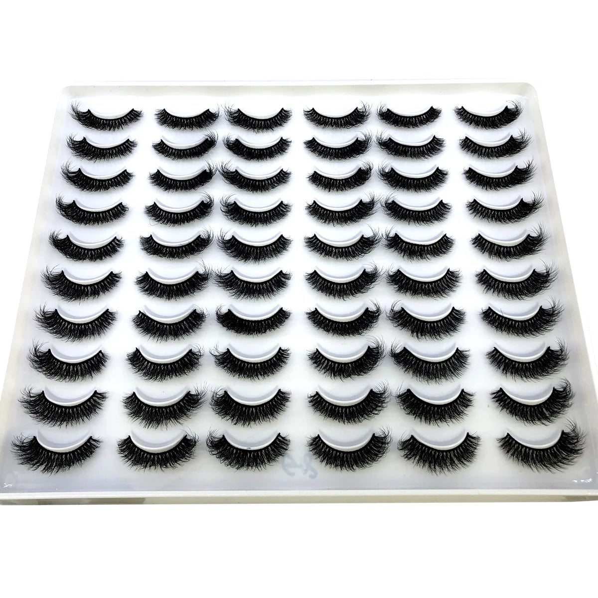 HBZGTLAD 30/40 pairs of natural long 3D artificial mink false eyelashes false eyelashes makeup set mink eyelashes extended eyela