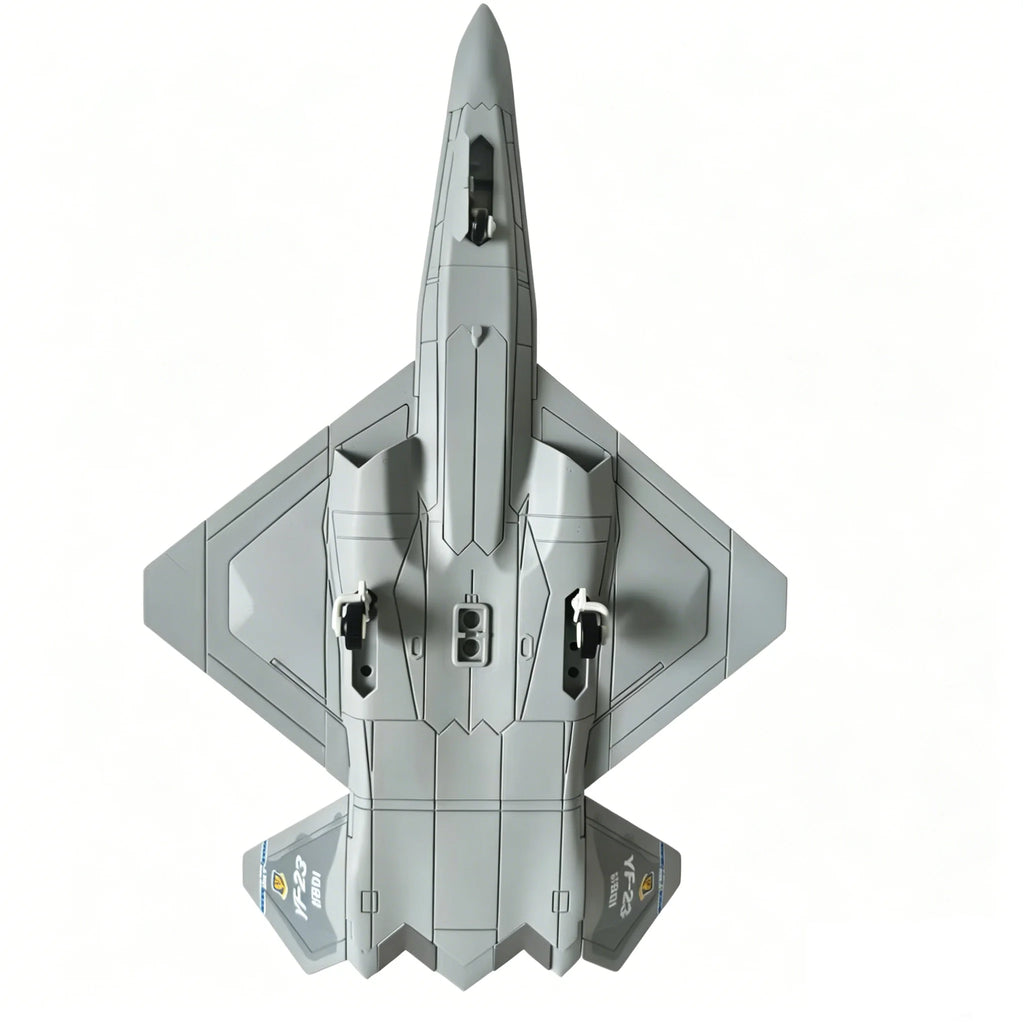 1/72 Scale YF-23 Black Widow II Fighter Jet Model, Plastic Snap Fit Kit No Glue Required, Diecast Military Aircraft Replica Coll