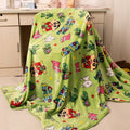 Comfortable Anime Printing Blanket Warm Flannel Blanket Crayon Shin Chan Blanket Bedspread Bedroom Sofa Bed Girl Kids Nap