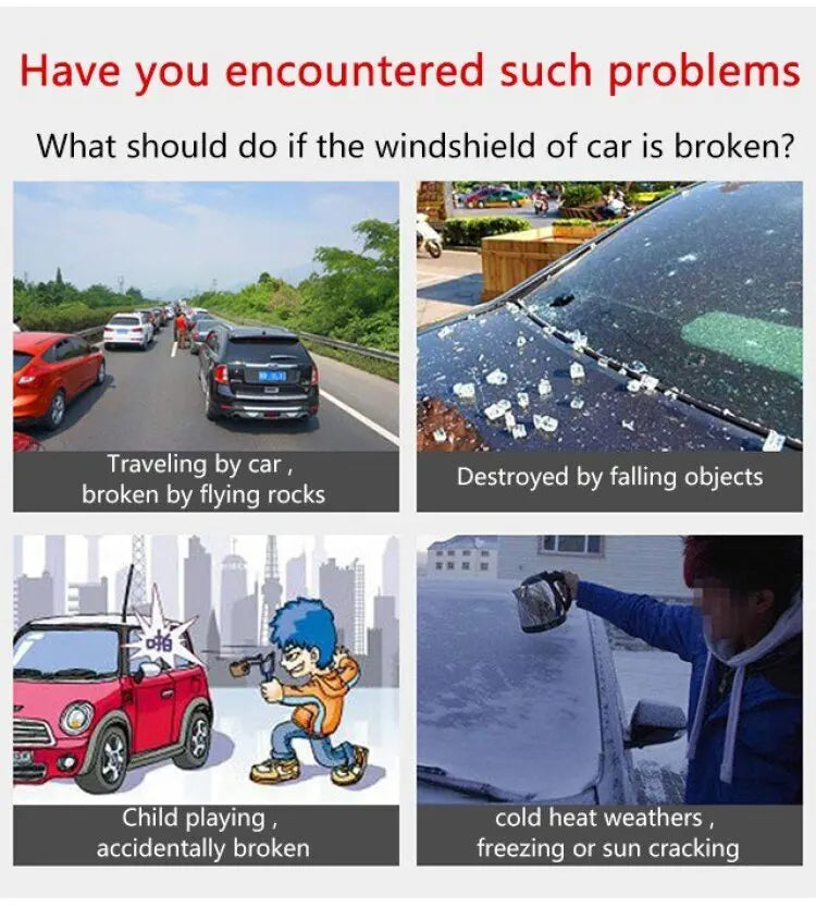 Auto Windshield Repair Adhesive Crack Repair Auto Glass Repair Adhesive