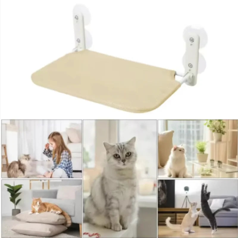 New Pet Cat Hammock Hanging Cat Bed Bearing 20 kg Comfortable Sunny Window Seat Kitten Rock Climbing Frame Pet Supplies