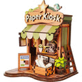 DIY Book Home Wooden Building Gift Creative Bookstore Desktop Decoration 3D Hand-assembled Building Model Highquality Furnishing