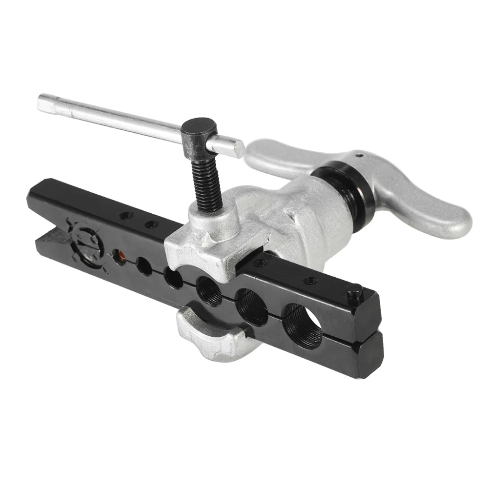 Eccentric Flaring Tool Set for Refrigeration Water Gas Brake Line Applications Tubing 6 Dies Sizes 1/4 - 3/4inch