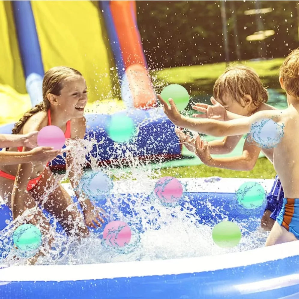 Reusable Water Balloons Toys Quick Fill Sealing Water Bomb for Summer Games Adults Outdoor Activities Toy Gifts