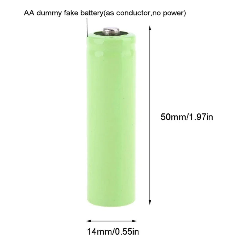 AA Battery Eliminator Cable USB Input 5V2A AA Dummy-Battery Output 1.5V/3V/4.5V/6V Power Adapter Cord