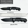 Portable Multifunctional Folding Survival Knife with Sharp Pocket Knife Suitable for Outdoor Camping and Wilderness Survival