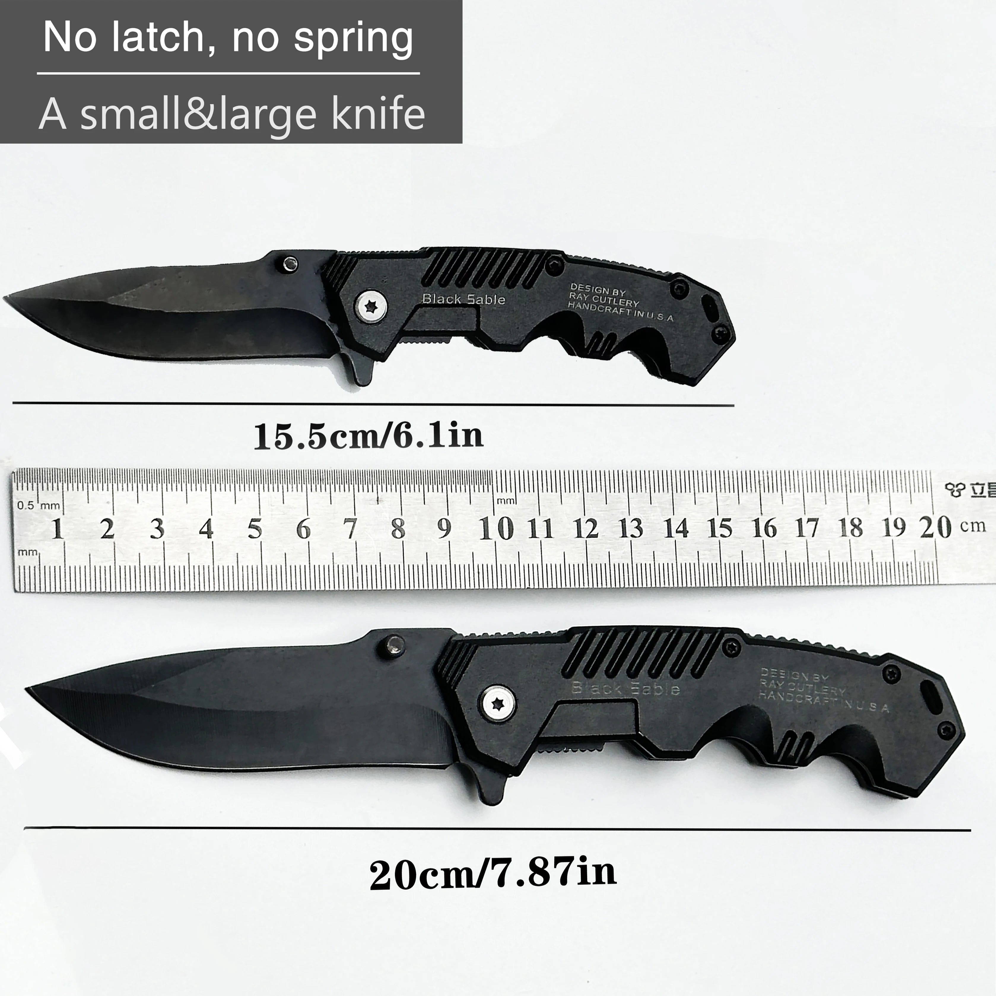 Portable Multifunctional Folding Survival Knife with Sharp Pocket Knife Suitable for Outdoor Camping and Wilderness Survival