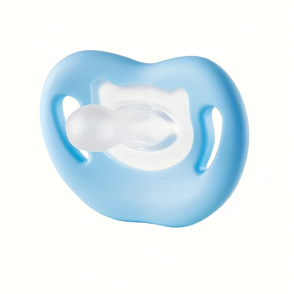 Soft Touch Silicone Baby Pacifier with Thumb Nipple, Newborn Soother, Baby Shower Gift