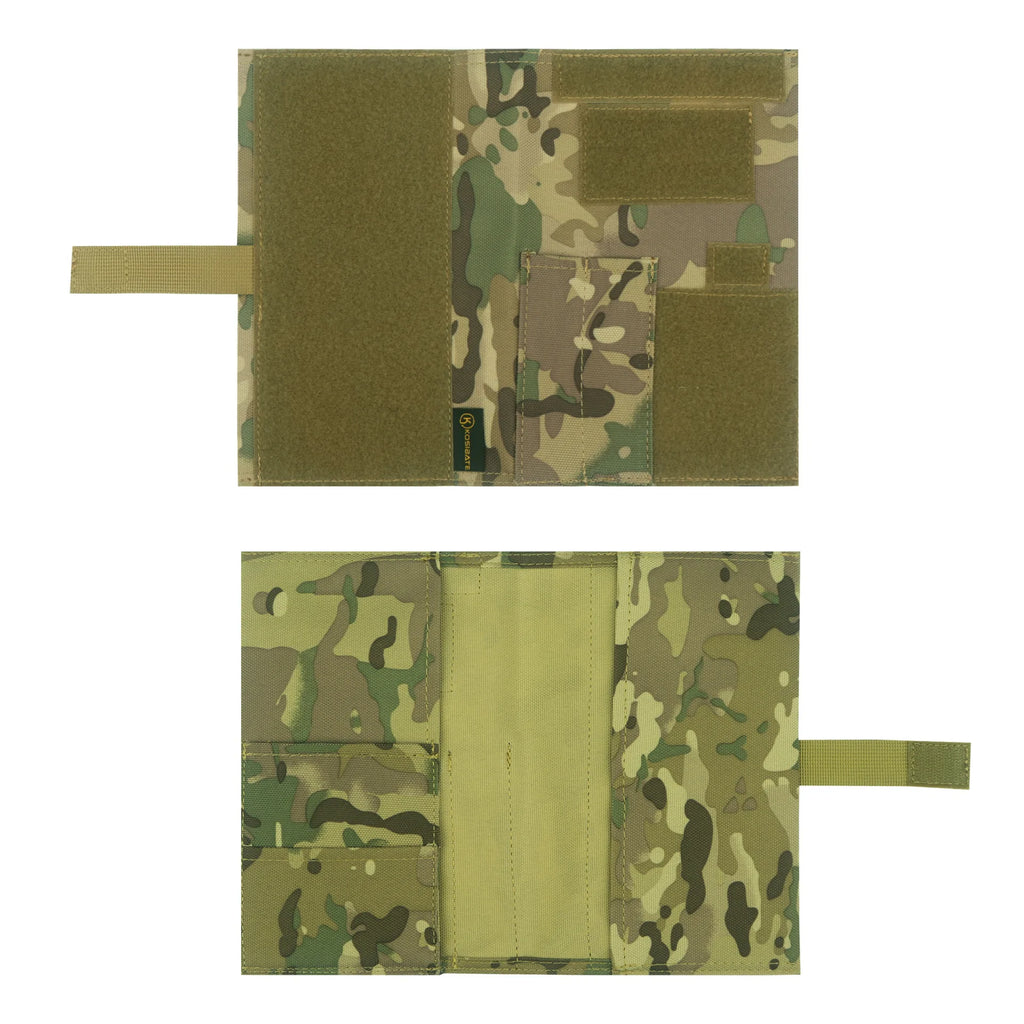 5.5*8in Tactical Notebook Cover Outdoor Memo Cover Notebook Case Diary Book Cover Camping Accessories