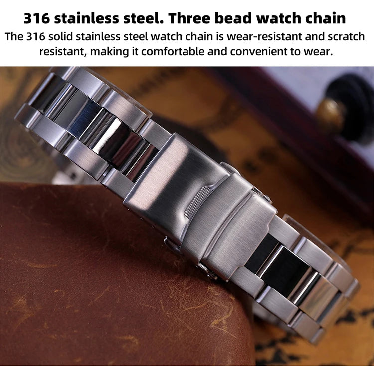 ADDIESDIVE Top Brand Mens Quartz Watches 41mm Stainless Steel Calendar Display Luxury Watch Luminous 200m Dive Casual Wristwatch
