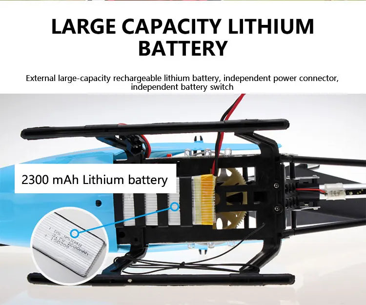 80cm Large Remote-controlled Helicopter Anti-falling RC UAV Durable Charging Model Toy Outdoor Aircraft Children's Birthday Gift