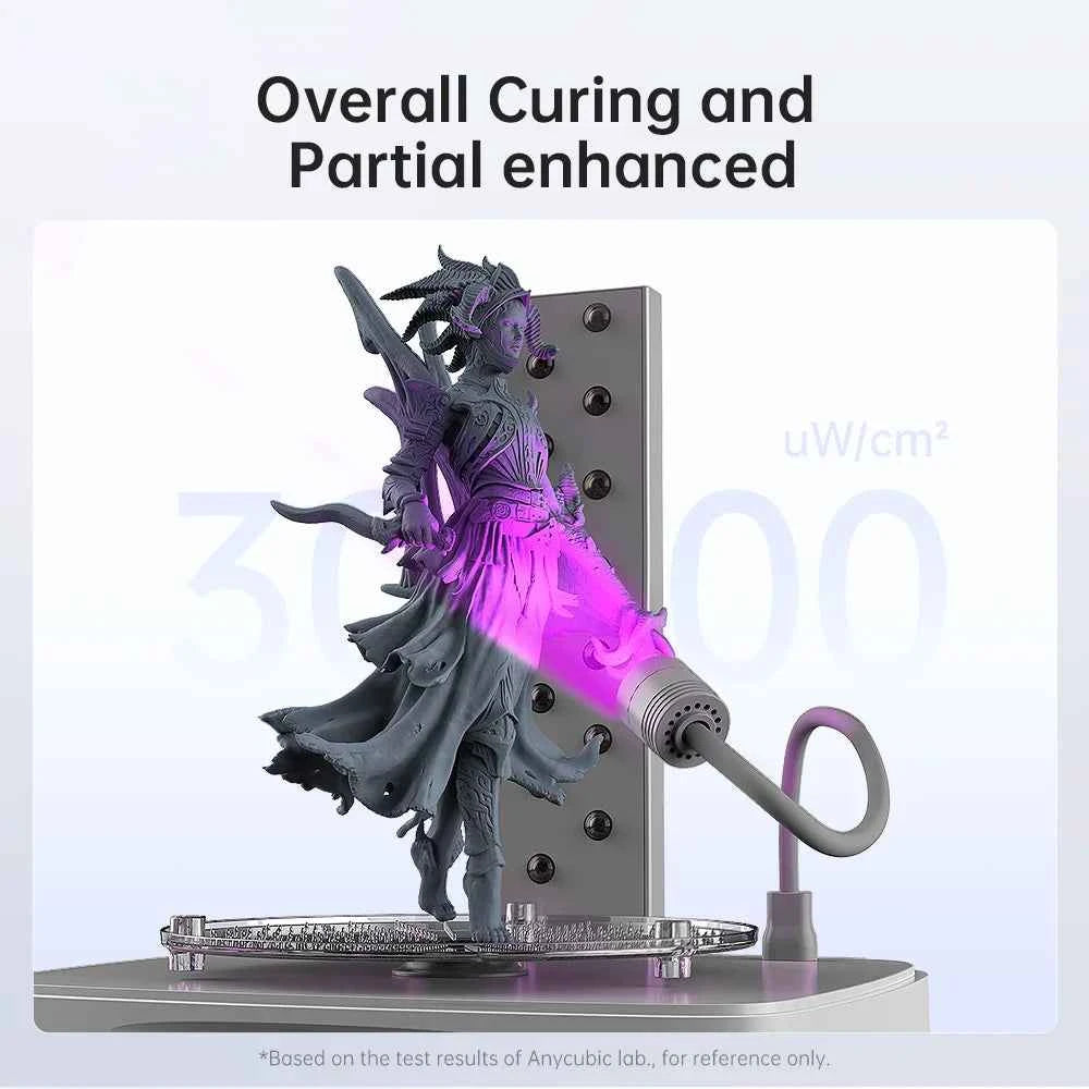 ANYCUBIC Wash & Cure 3 Plus Washing Curing Machine For LCD Resin 3D Printer For M7 Pro/Photon P1 Cleaning Size 228*128*250 mm