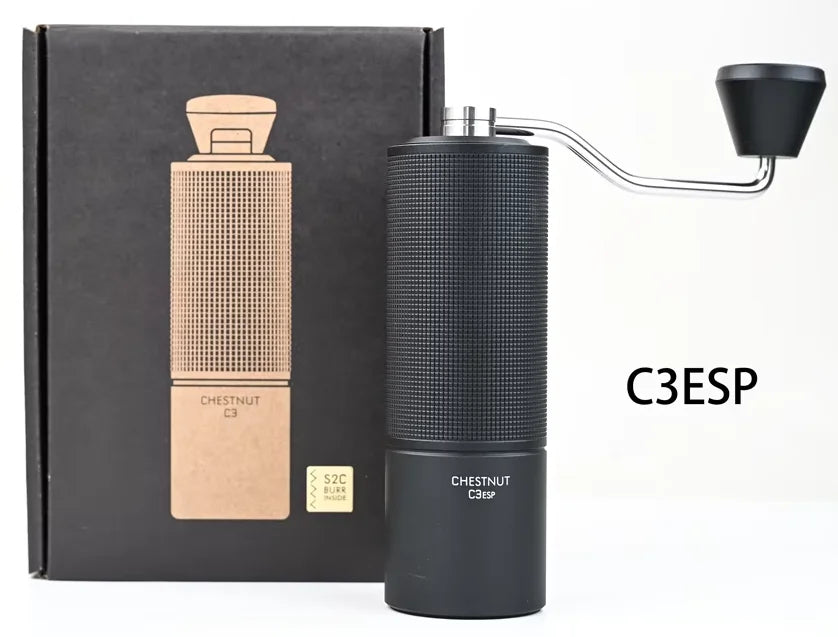 TIMEMORE Chestnut C3S / C3ESP Manual Coffee Grinder Upgrade All-metal Body & Anti-slip Design Portable Grinder S2C Burr Inside