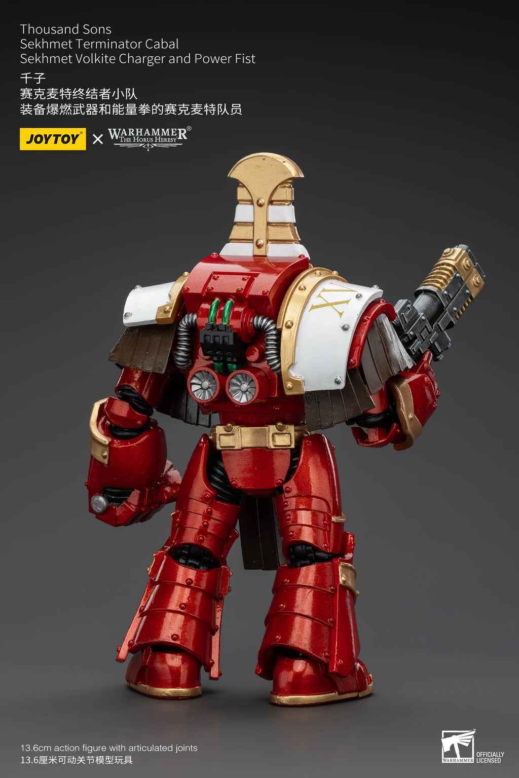 [IN STOCK]JOYTOY Warhammer 30K 1/18 Action Figure Magnus the Red Primarch of the XVth Legion Collection Anime Model Toy