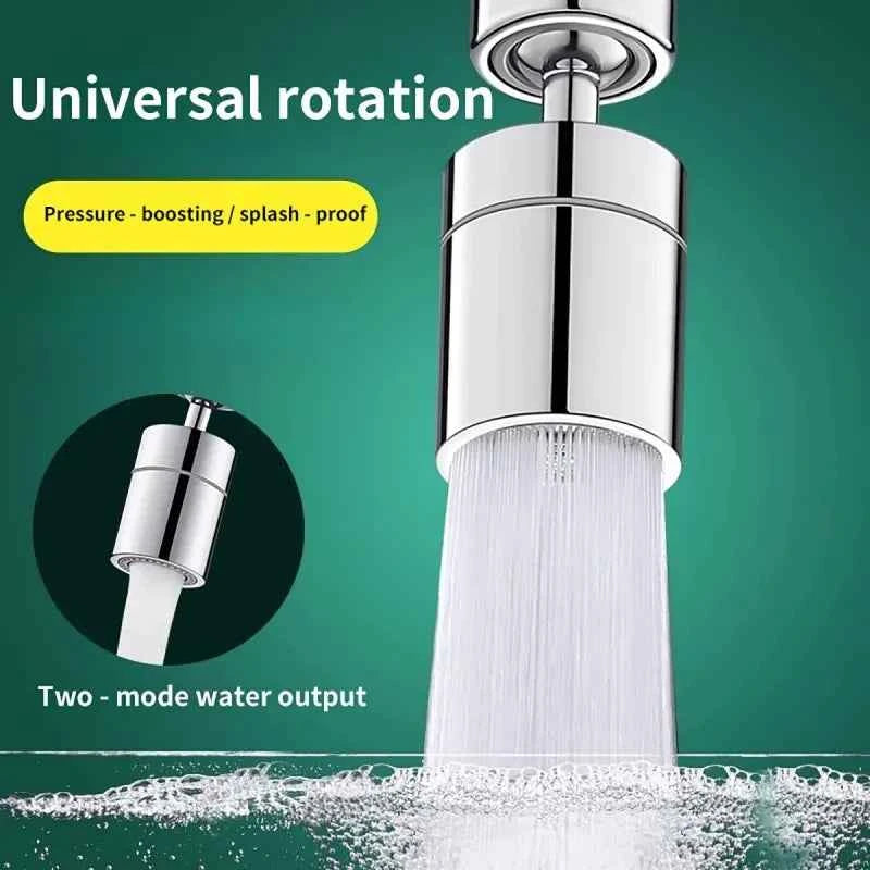360° Rotary Kitchen Faucet Spray Head Filter washbasin Splash proof Adapter 2 Mode adjustable Kitchen Sink Faucet Aerator