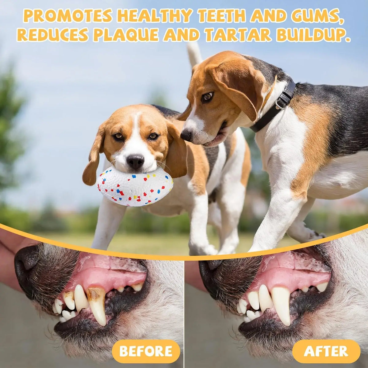 Durable Dog Football Toy For Tough Chewers And Fetch