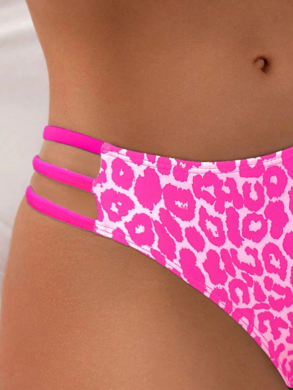 Sexy Leopard Micro Bikini 2026 Women Swimsuit Female Swimwear High Waist Bikinis Sets Brazilian Bandeau Beach Wear Bathing Suit