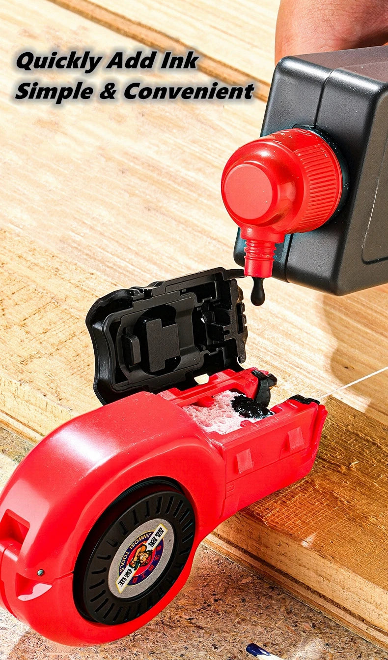 Construction Measuring Tools Plastic Automatic Carpenter Manual Ink Marker Duct Woodworking Chalk Line Carpenter Ink Markers