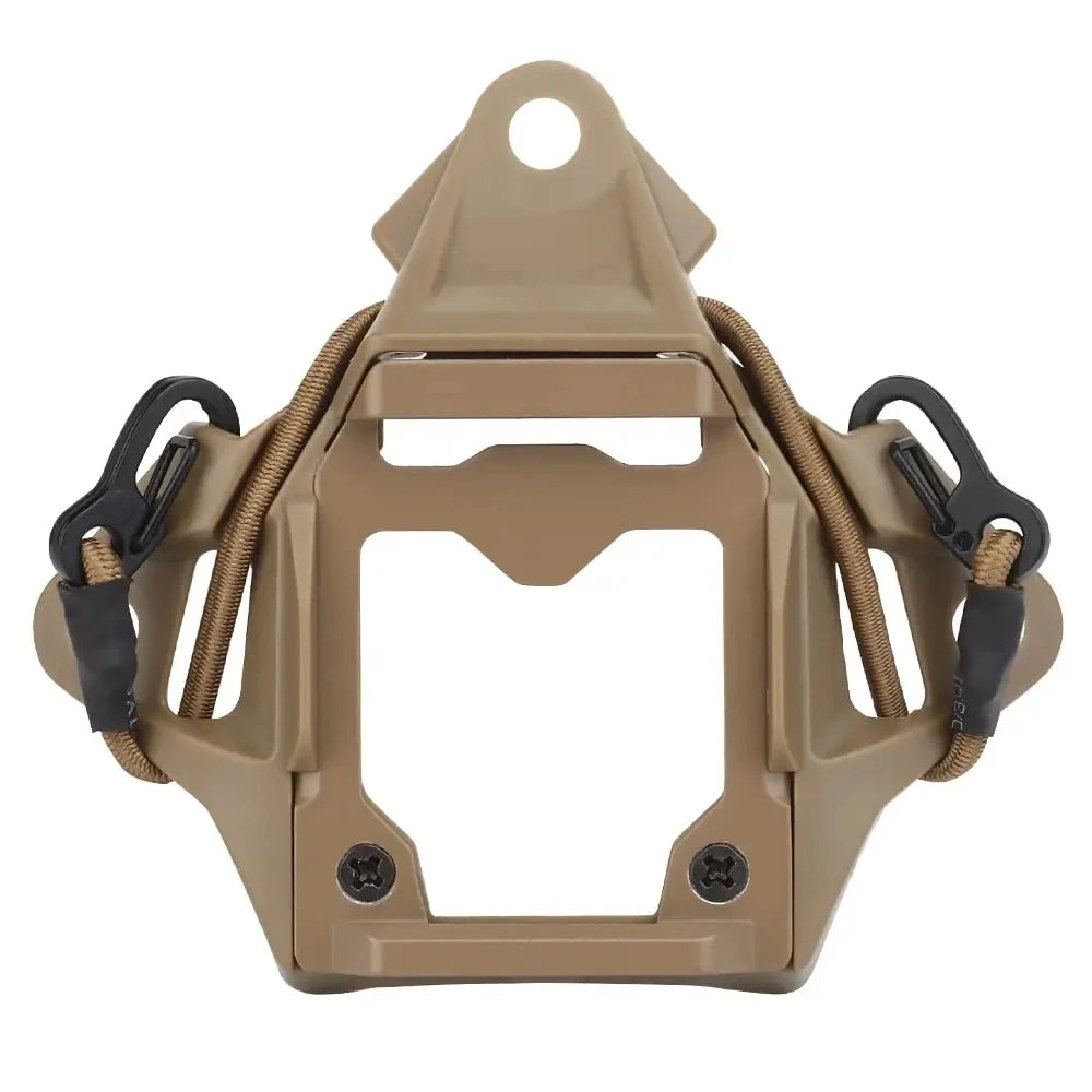 BOOIU Tactical Helmet Mount Adapter Night Vision Aluminum Alloy NVG Helmet Bracket Accessories for FAST Helmet with Hook Rope