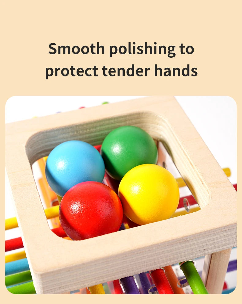 Parent child interactive wooden stick children's two person battle spatial thinking training puzzle toy