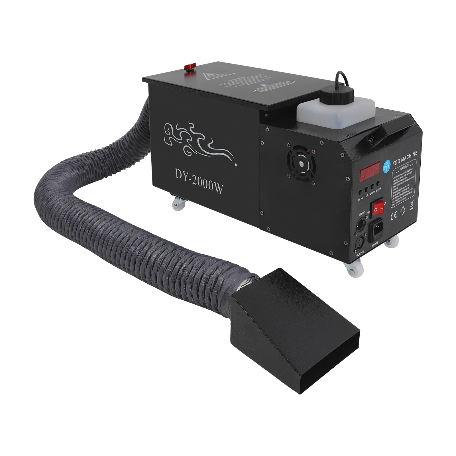 2000W Water Mist Machine Low Lying Fog Machine Ground Smoke Effect Equipment Performance for DJ Disco Wedding Party KTV Stage