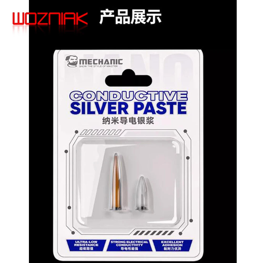MECHANIC NANO20 Nano Conductive Silver Paste for iPhone Android Phone Repair Flexible Screen Circuit Repair ITO Silver Paste