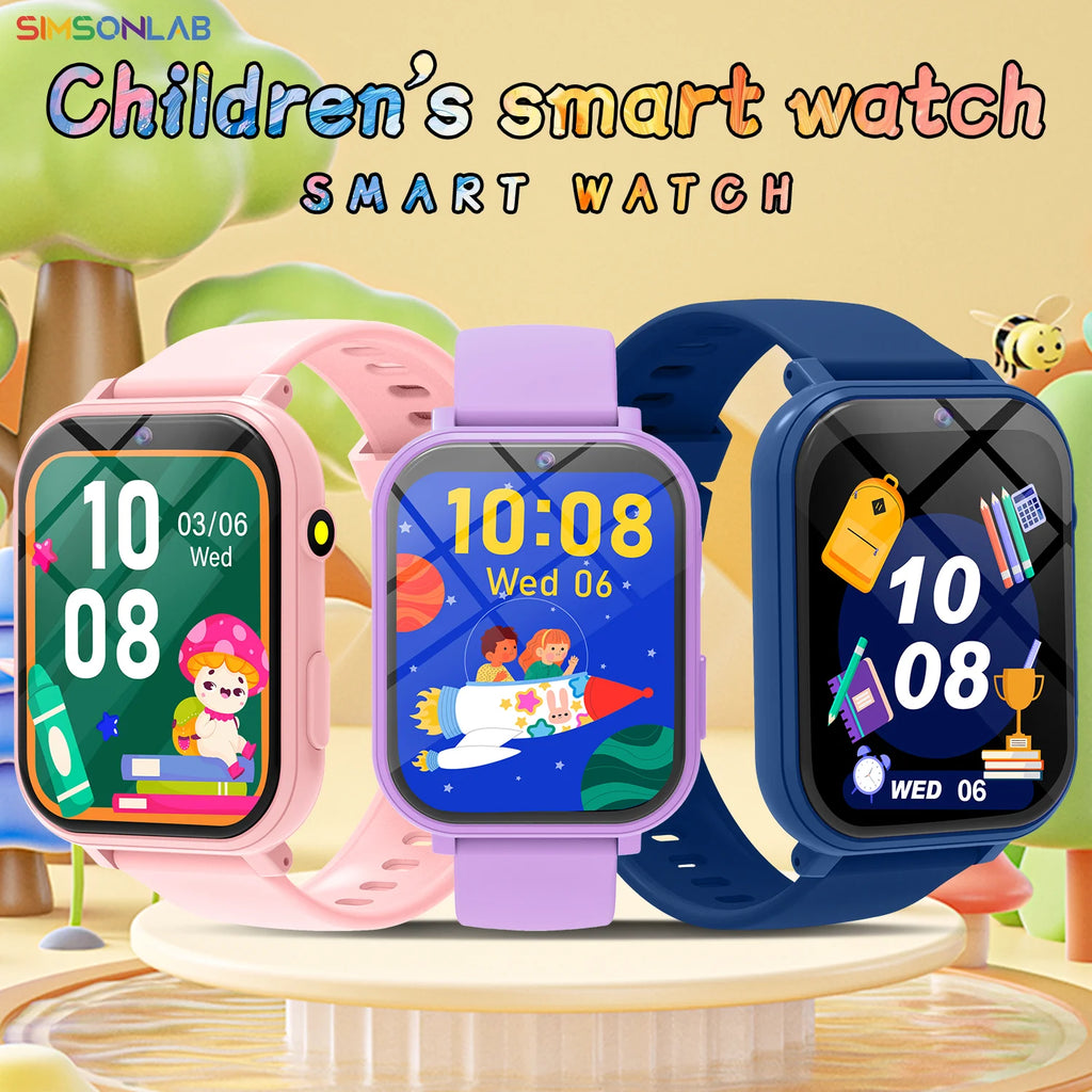Kids Smart Watch with Camera for Boys Girls Age 4-12 Educational Game Watch Pedometer Alarm Flashlight Birthday Gifts Funny Toy