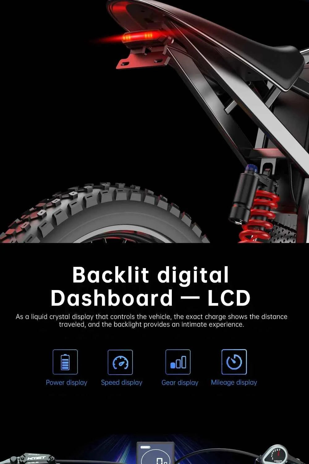 EKX X21 Max Electric Motorcycle EBIKE 3000W Brushless Gearless Motor, 60V 30Ah Battery, 85km/h, Adult Off-Road Ebike