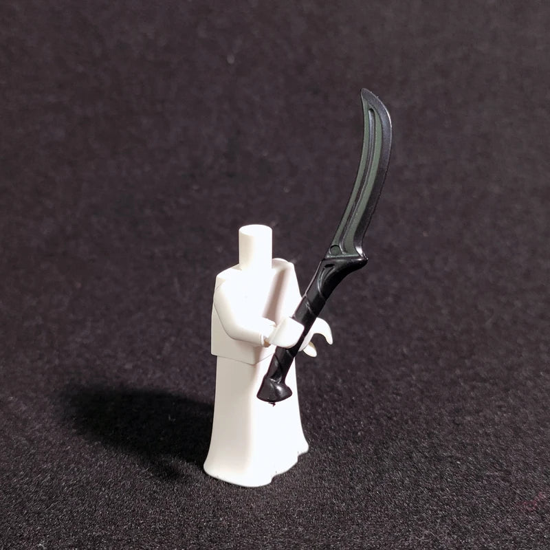 10PCS/SET Middle Ages Knights Elf  MOC  Shield Sword  Spear  For 4cm Mini Dolls  Building Blocks Brick Toys For Kid