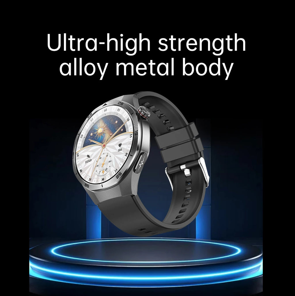 2025 New ECG+PPG Three High treatment Smart Watch Lipids Uric acid Blood pressure Smartwatch Men NFC Sport HD Call Health Clock