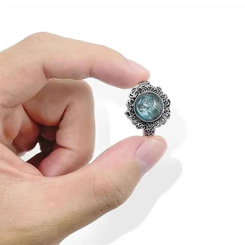 Game Dark Moon Ring Spectral Steed Whistle Ring Melina Summon Torrent Tool Adjustable Finger Rings for Women Men Jewelry