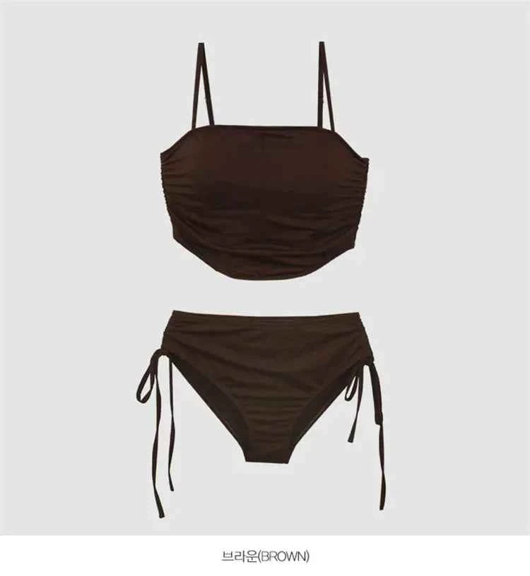 Sexy Bal Bikini Trendy Strap Design Multicolor Women's Swimsuit for Vaion Casual Wear Nylon Material One-Piece Suit