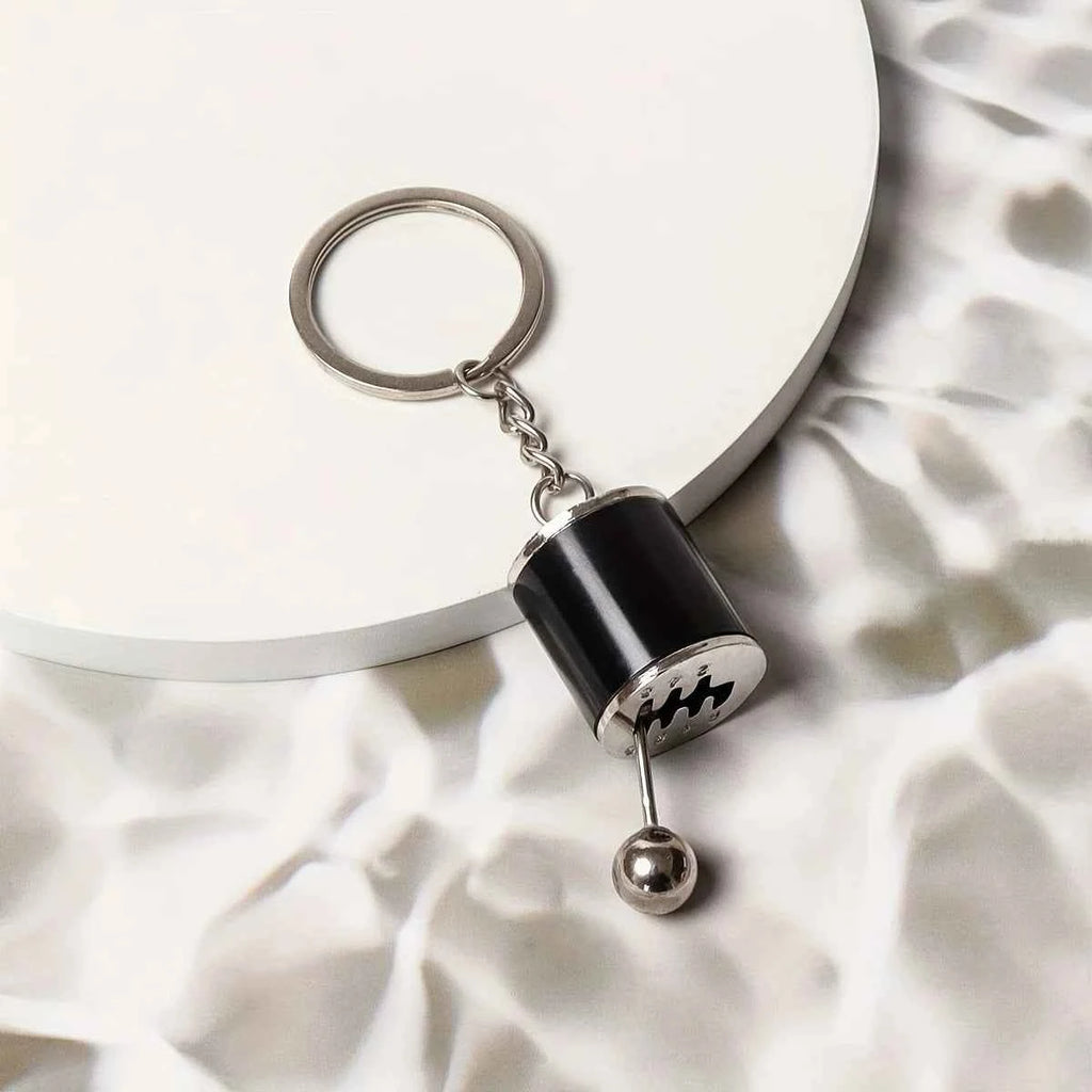 1 piece men's creative car modification shift keychain stress toys desk toy  anti anxiety stress reliever toys