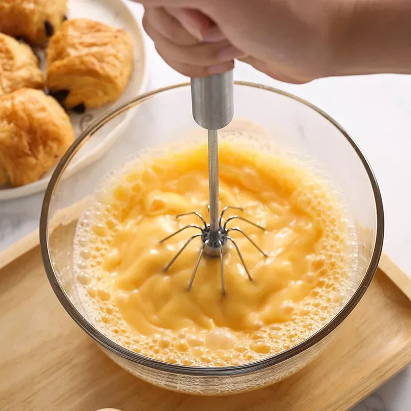Semi Automatic Egg Beater, Rotating Cream Mixer, Household Manual Egg Beater, Baking Tool, Kitchen Tools