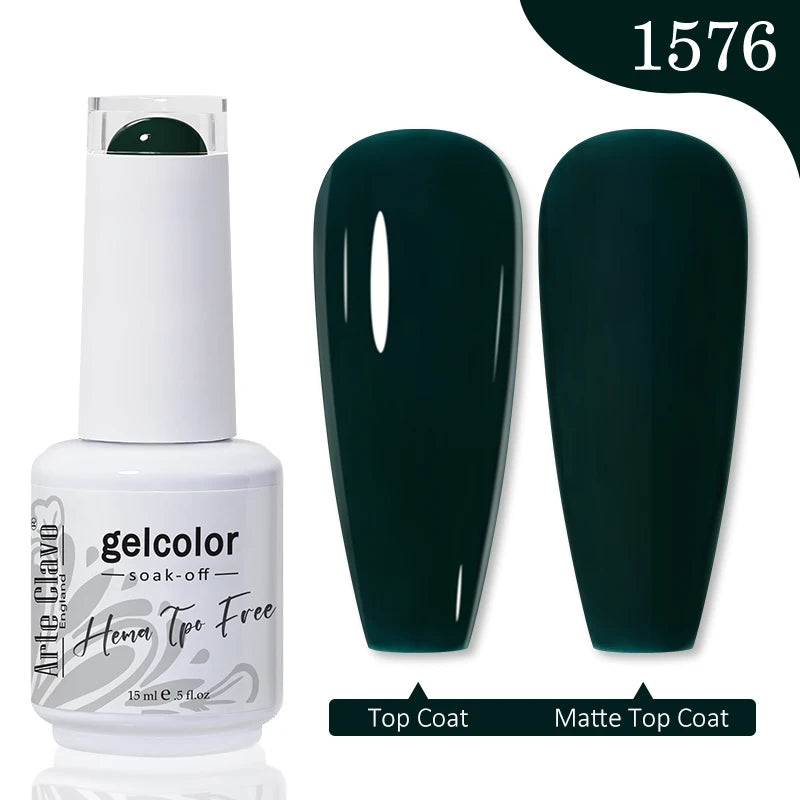 Arte Clavo TPO HEMA FREE Top Quality Discount Price 131 Colors Nail Gel Polish New Formula Nail Gel 15ml Bottle UV Gel Varnish