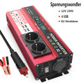 12V To 220V 4000W Peak Power Inverter 800W Continuous Power LCD Display EU Socket Solar Inverter Dual USB  for Phone Laptops Car